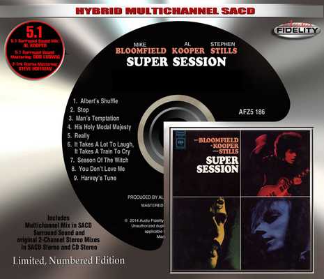 Mike Bloomfield, Al Kooper, Steve Stills - Super Session (1968) [2014, Audio Fidelity Remastered, CD-Layer + Hi-Res SACD Rip]