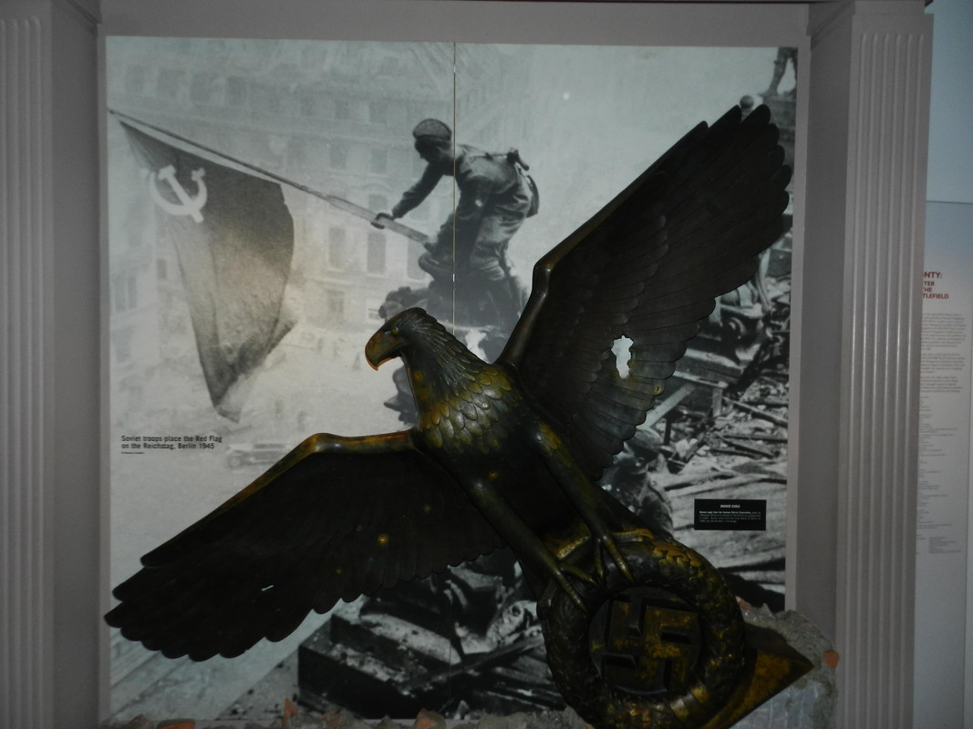 El águila del Reichstag, todo un símbolo de la caída del nazismo