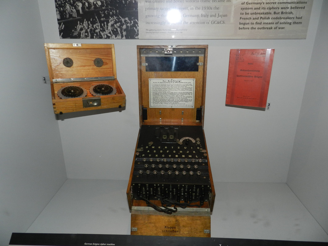 La mítica máquina Enigma alemana, de cifrado de mensajes