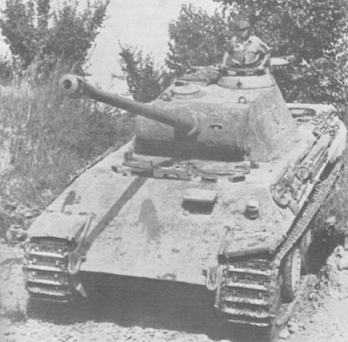 Panther Ausf. D de la 16ª Panzer Division en Italia. Verano de 1943