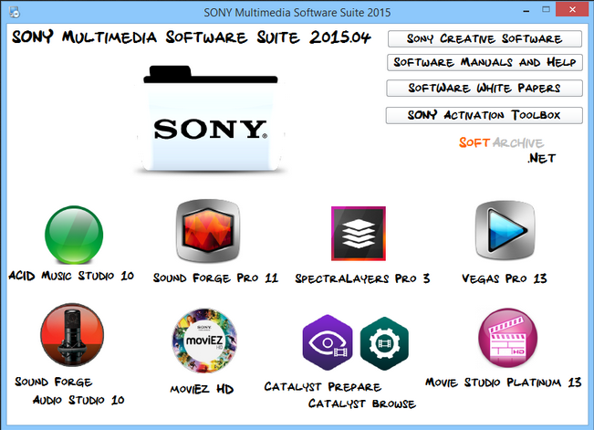 SONY Multimedia Software Suite 2015.04 Multilingual 190703