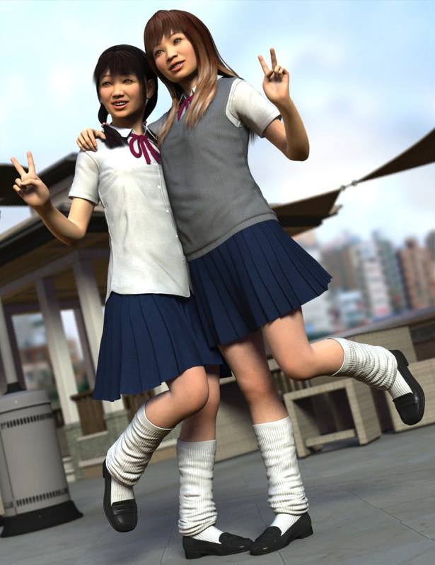 00 main time for school asia daz3d